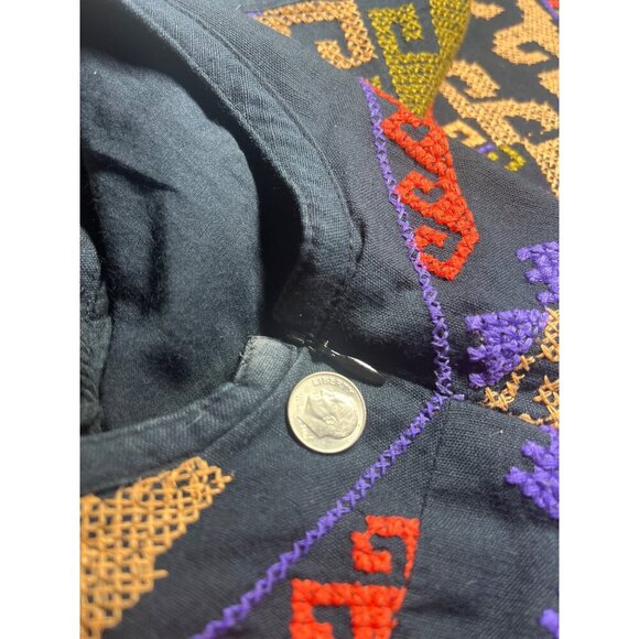 Free People Embroidered Dress Tribal Dress Serves You Right Size 2 - Picture 6 of 10